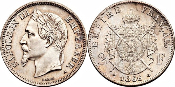 2 francs (Napoléon III)