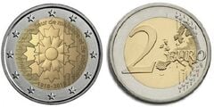 2 euros (100e anniversaire de la Première Guerre mondiale-Bleuet de France)