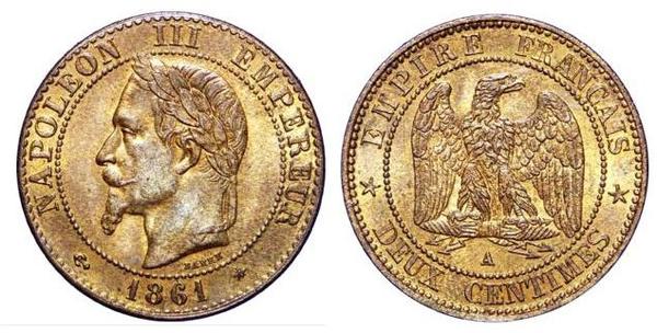 2 centimes (Napoléon III)