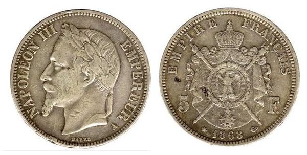 5 francs (Napoléon III)