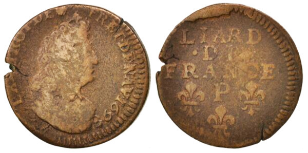 1 liard (Louis XIV)