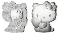 10 euros (50e anniversaire de la naissance de Hello Kitty)