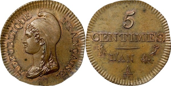 5 centimes (I République)