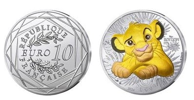 10 euros (30 ans du Roi Lion)