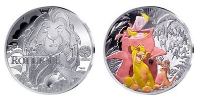 10 euros (30 ans du Roi Lion-Hakuna Matata)