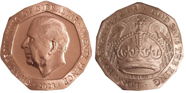 20 pence (Couronnement de Charles III)