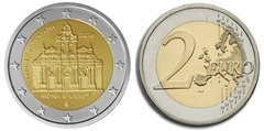 2 euro (150e anniversaire de l'incendie du monastère d'Arkadi)