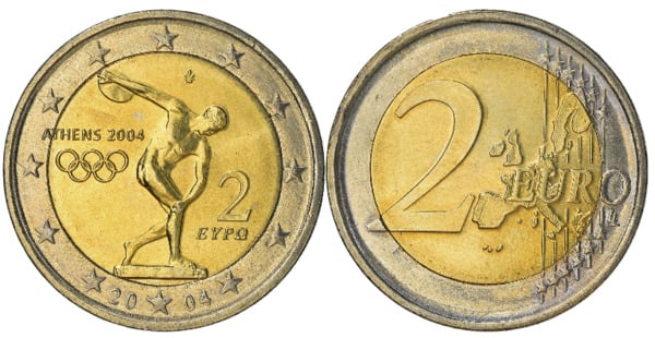 2 euro (Jeux olympiques d'Athènes 2004)