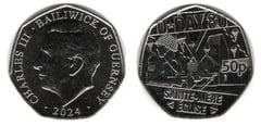 50 pence ( Jour J - Eglise de Sainte-Mère)