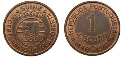 1 escudo (Guinée portugaise - 500e anniversaire de la découverte)