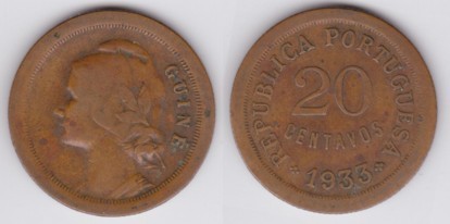 20 centavos (Guinea Portuguesa)