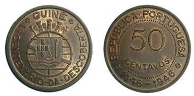 50 centavos (Guinée portugaise - 500e anniversaire de la découverte)