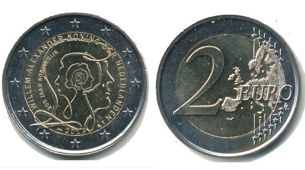 2 euro (200e anniversaire du Royaume)