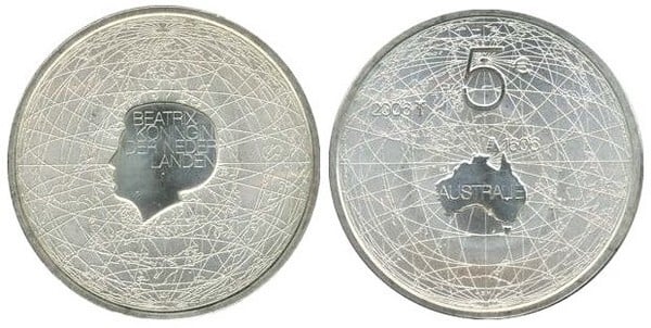 5 euro (400e anniversaire de la découverte de l'Australie)