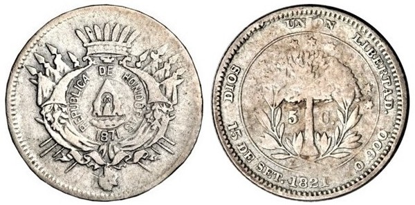 5 centavos (50e anniversaire de l'indépendance)