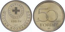 50 forint (125e anniversaire de la Croix-Rouge hongroise)