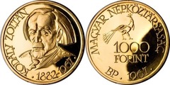 1,000 forint (85 Aniversario del Nacimiento de Zoltán Kodály)