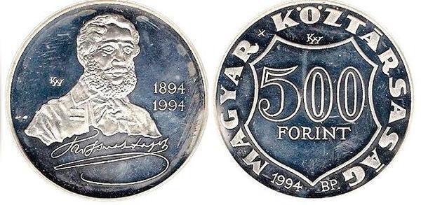 500 forint (100e anniversaire de la mort de Lajos Kossuth)