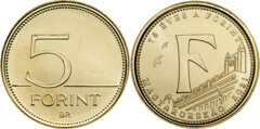 5 forint (F - 75e anniversaire du Florin)