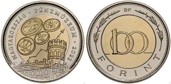 100 forint (centre d'accueil et musée de la monnaie hongroise)