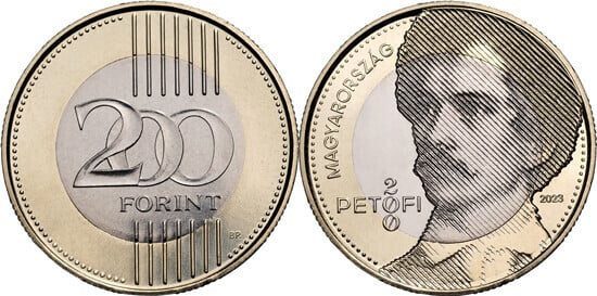 200 forint (200e anniversaire de la naissance de Sándor Petőfi)