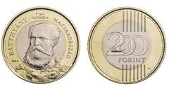 200 forint (175e anniversaire de l'exécution de Lajos Batthyány)