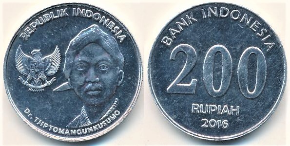 200 rupiah (Dr. Tjiptomangunkusumo)