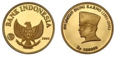 500000 rupiah (Centenaire de Sukarno)