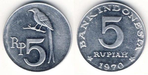 5 rupiah