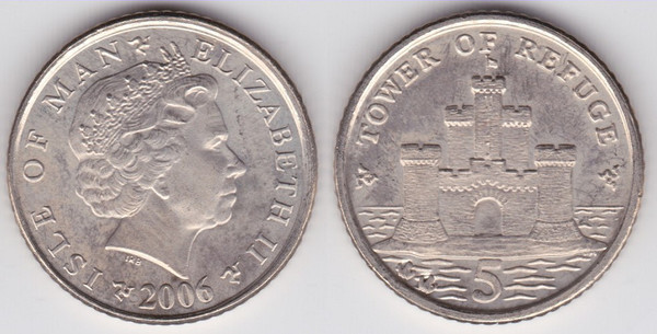 5 pence (Torre del Refugio)