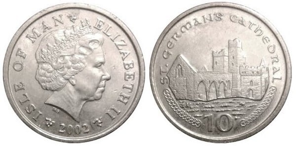 10 pence (Cathédrale St. German)