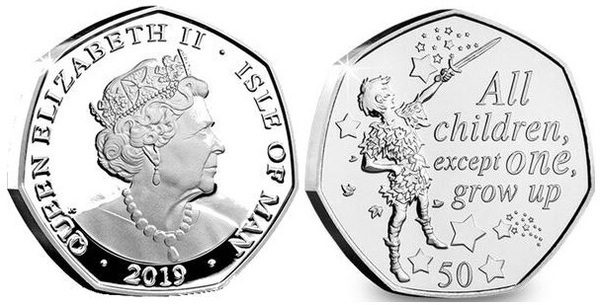 50 pence (90e anniversaire de Peter Pan - Peter Pan)