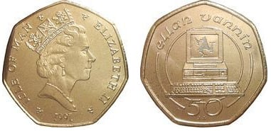 50 pence (Elizabeth II 3ème portrait )