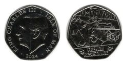 50 pence (80e anniversaire du débarquement - Résistance française)