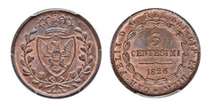 3 centesimi (Carlo Felice)