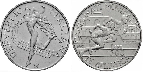 500 lire (Championnats du monde d'athlétisme)