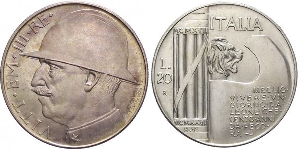 20 lires (Vittorio Emanuele III)