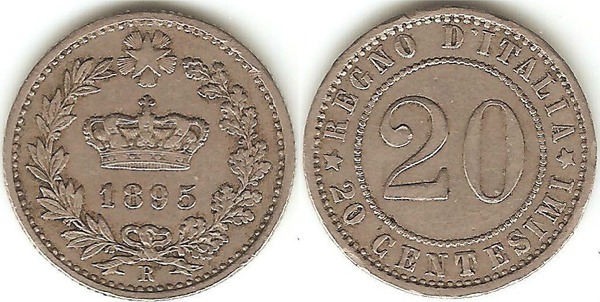 20 centesimi (Umberto I)