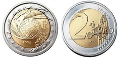 2 euro (50e anniversaire du Programme alimentaire mondial)