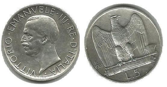 5 lires (Vittorio Emanuele III)