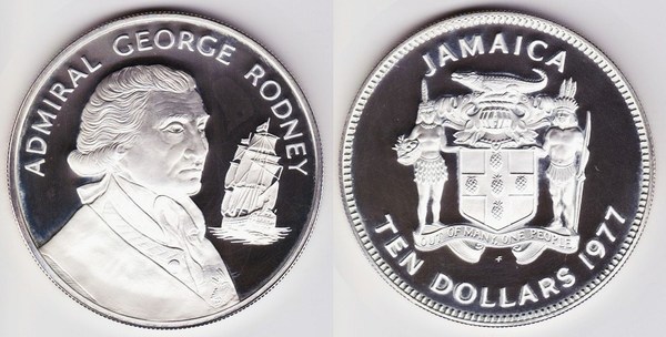 10 dollars (Amiral George Rodney)