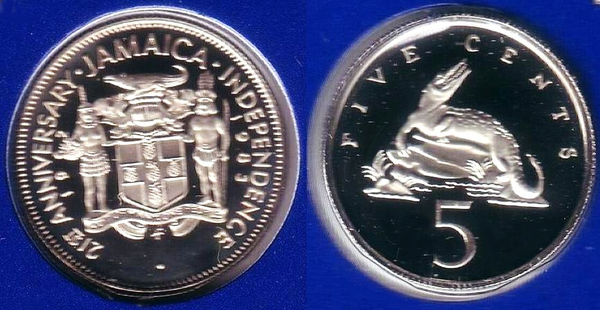 5 cents (21e anniversaire de l'indépendance)