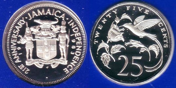 25 cents (21e anniversaire de l'indépendance)