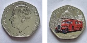 50 pence (Pompiers - Blackpool)