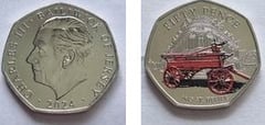 50 pence (Pompiers - St. Helier)