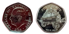 50 pence (Pompiers - St. Helier)