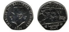 50 pence ( Jour D - Bateaux de débarquement)