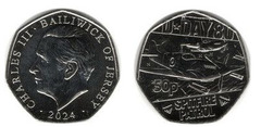 50 pence ( Jour J - Patrouille de Spitfire)