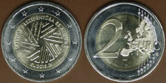 2 euro (Présidence lettone du Conseil de l'Union européenne)