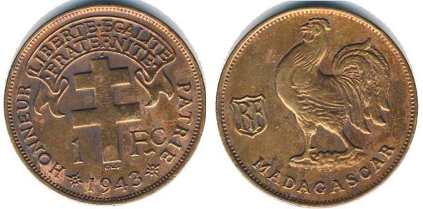 1 franc (Colonie française)